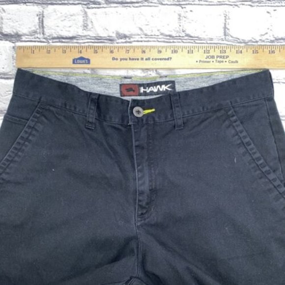 Tony Hawk Men’s Size 32  Black Cotton Polyester Casual Shorts - Picture 5 of 7